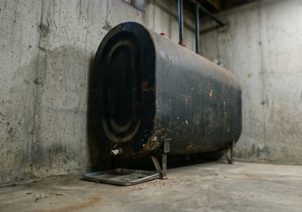 An old heating system